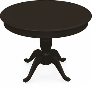 Овальный обеденный стол Леонардо-1 исп. Круг 1000, тон 11 (Морилка/Эмаль) в Тюмени