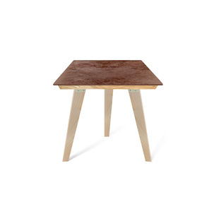 Керамический кухонный стол SHT-TU16 (3 шт.)/ТT8 60/60 (прозрачный лак/прозрачный лак/коричневая сепия) в Тюмени