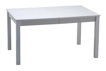 Кухонный раскладной стол Нагано-2 стекло белое opti (хром-лак) 1 в Тюмени