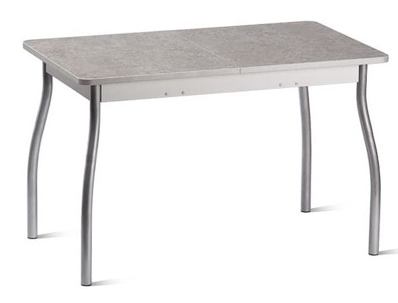 Кухонный стол Орион.4 1200, Пластик Урбан серый/Металлик в Тюмени - изображение