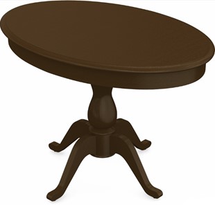 Обеденный раздвижной стол Фабрицио-1 исп. Эллипс, Тон 4 Покраска + патина с прорисовкой (на столешнице) в Тюмени