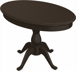 Кухонный раскладной стол Фабрицио-1 исп. Эллипс, Тон 7 Покраска + патина с прорисовкой (на столешнице) в Тюмени