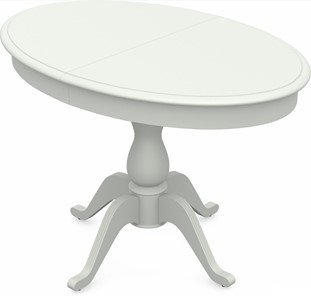 Раздвижной стол Фабрицио-1 исп. Эллипс, Тон 9 Покраска + патина с прорисовкой (на столешнице) в Тюмени - предосмотр