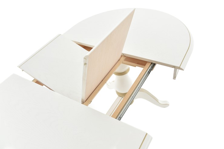 Раздвижной стол Фабрицио-2 исп. Овал 1600, Тон 11 Покраска + патина с прорисовкой (на столешнице) в Тюмени - изображение 3