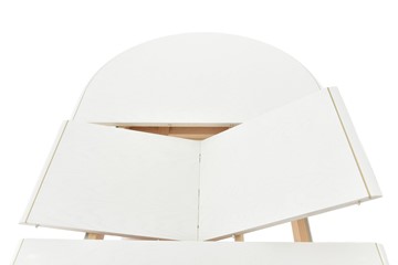 Обеденный раздвижной стол Фабрицио-2 исп. Овал 1600, Тон 12 Покраска + патина с прорисовкой (на столешнице) в Тюмени - предосмотр 2