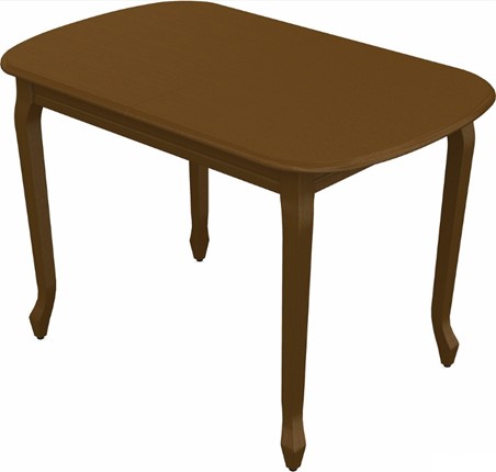 Кухонный стол раскладной Прага исп.1, тон 2 Покраска + патина с прорисовкой (на столешнице) в Тюмени - изображение