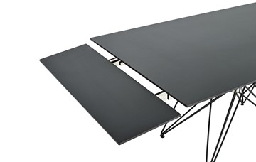 Кухонный стол раздвижной T-041 (140) камень черный матовый в Заводоуковске - предосмотр 4