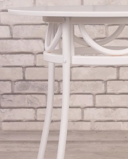 Стол обеденный Венский Вальс 800 (белая эмаль) в Тюмени - изображение 1