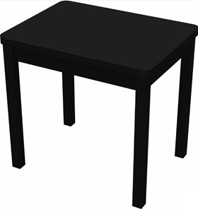 Раздвижной стол Бари дерево №8 (стекло черное/черный) в Заводоуковске - предосмотр