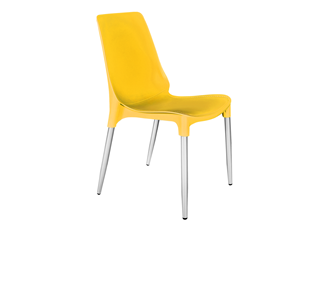 Обеденный стул SHT-ST75/S424-С (желтый ral1021/хром лак) в Тюмени
