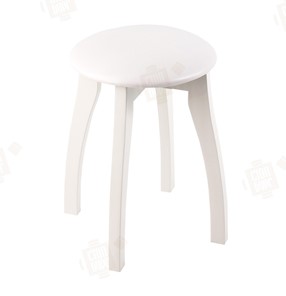 Обеденный стул Луго, аттика белый, каркас массив белый в Тюмени
