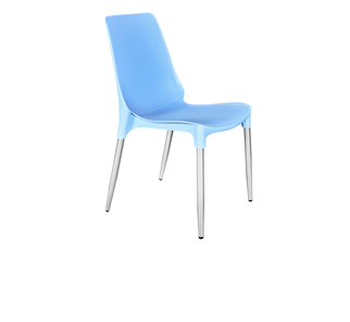 Обеденный стул SHT-ST75/S424-C (голубой/хром лак) в Тюмени