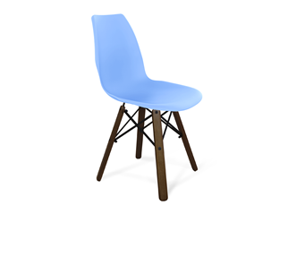 Кухонный стул SHT-ST29/S70 (голубой pan 278/темный орех/черный) в Тюмени - предосмотр