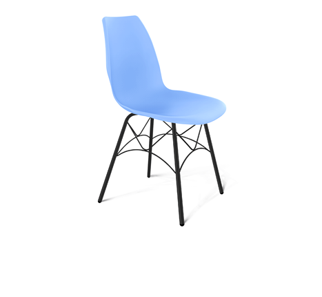 Обеденный стул SHT-ST29/S107 (голубой pan 278/черный муар) в Заводоуковске - изображение