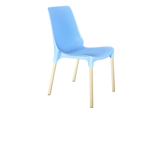 Обеденный стул SHT-ST75/S424 (голубой/ваниль) в Тюмени