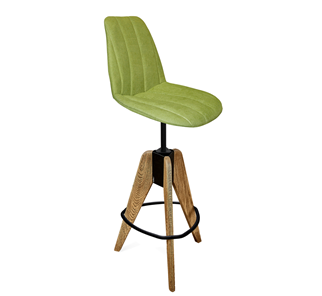 Барный стул SHT-ST29-C1/S92 (оливковый/брашированный коричневый/черный муар) в Тюмени