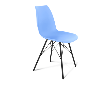 Обеденный стул SHT-ST29/S37 (голубой pan 278/черный муар) в Заводоуковске - изображение