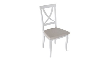 Обеденный стул Лион 2 (Белый матовый/тк № 110) в Заводоуковске
