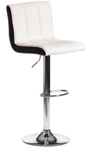 Кухонный барный стул BARBER (mod. KY711D) 43х50х92-103 белый/черный/хром арт.15094 в Тюмени - предосмотр