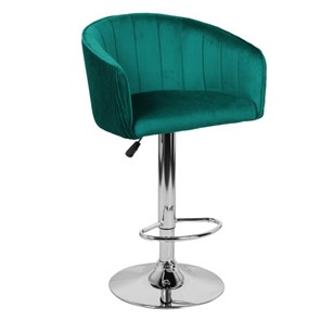 Мягкий барный стул Марк WX-2325 велюр зеленый в Тюмени