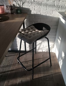 Барный стул SHT-ST19/S92 (черный/брашированный коричневый/черный муар) в Тюмени - предосмотр 16