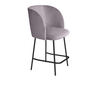 Полубарный стул SHT-ST33 / SHT-S29P-1 (сиреневая орхидея/черный муар) в Тюмени - предосмотр