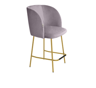 Полубарный стул SHT-ST33 / SHT-S29P-1 (сиреневая орхидея/золото) в Тюмени - предосмотр
