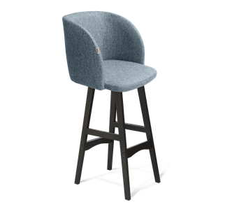 Барный стул SHT-ST33 / SHT-S65 (синий лед/венге) в Тюмени