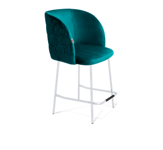 Полубарный стул SHT-ST33-1 / SHT-S29P-1 (альпийский бирюзовый/хром лак) в Заводоуковске