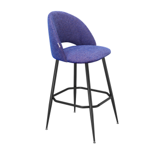 Барный стул SHT-ST34 / SHT-S148 (синий мираж/черный муар) в Тюмени - предосмотр