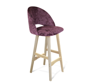 Барный стул SHT-ST34 / SHT-S65 (вишневый джем/прозрачный лак) в Тюмени