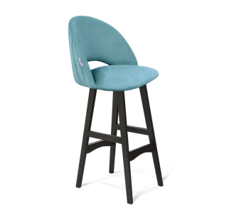 Барный стул SHT-ST34-1 / SHT-S65 (голубая пастель/венге) в Тюмени - предосмотр