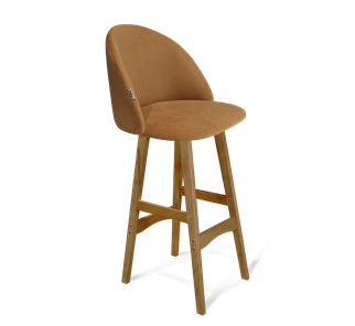 Барный стул SHT-ST35 / SHT-S65 (горчичный/светлый орех) в Тюмени - предосмотр