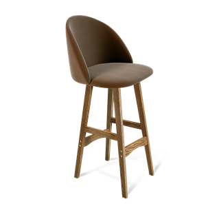 Барный стул SHT-ST35 / SHT-S65 (кофейный ликер/дуб брашированный коричневый) в Тюмени