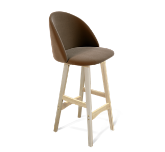 Барный стул SHT-ST35 / SHT-S65 (кофейный ликер/прозрачный лак) в Тюмени