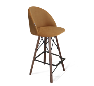 Барный стул SHT-ST35 / SHT-S80 (горчичный/темный орех/черный) в Тюмени - предосмотр