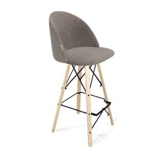 Барный стул SHT-ST35 / SHT-S80 (тростниковый сахар/прозрачный лак/черный) в Тюмени - предосмотр