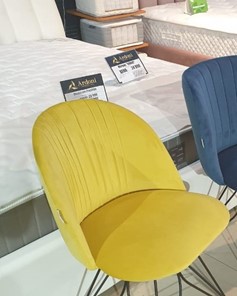 Барный стул SHT-ST35-1 / SHT-S93 (имперский жёлтый/браш.коричневый/черный муар) в Тюмени - предосмотр 7
