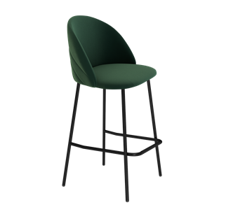 Барный стул SHT-ST35-2 / SHT-S29P (лиственно-зеленый/черный муар) в Тюмени