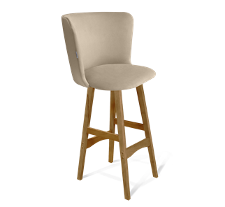 Барный стул SHT-ST36 / SHT-S65 (ванильный крем/светлый орех) в Тюмени