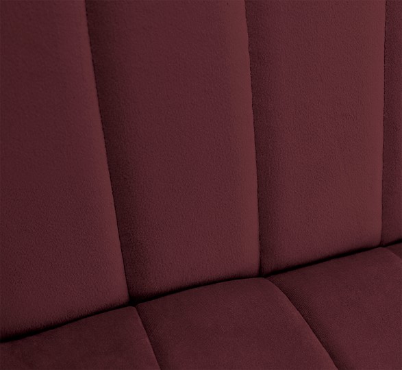 Барный стул SHT-ST37 / SHT-S128 (рубиновое вино/хром/белый муар) в Тюмени - изображение 4