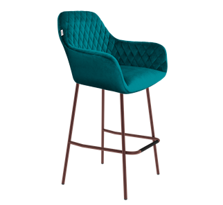 Барный стул SHT-ST38 / SHT-S29P (альпийский бирюзовый/медный металлик) в Тюмени - предосмотр