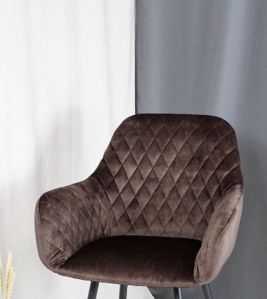 Барный стул SHT-ST38 / SHT-S65 (кофейный трюфель/дуб брашированный коричневый) в Тюмени - изображение 8