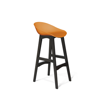 Кухонный стул SHT-ST19/S65 (оранжевый/венге) в Тюмени