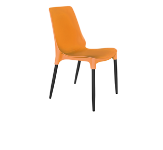 Обеденный стул SHT-ST75/S424-С (оранжевый/черный муар) в Заводоуковске