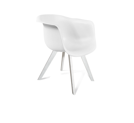 Кухонный стул SHT-ST31/S39 (белый/белый/патина серебро) в Заводоуковске - изображение