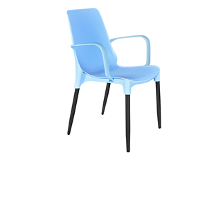 Обеденный стул SHT-ST76/S424-С (голубой/черный муар) в Тюмени - предосмотр