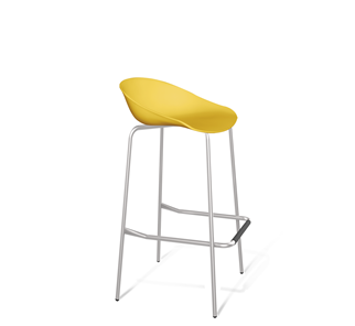 Барный стул SHT-ST19/S29 (желтый/хром лак) в Тюмени - предосмотр