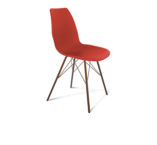 Обеденный стул SHT-ST29/S37 (красный ral 3020/медный металлик) в Тюмени - предосмотр