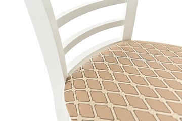 Кухонный стул Бурбон (Тон 9-Эмаль белая, Призма 37-1) в Тюмени - предосмотр 8